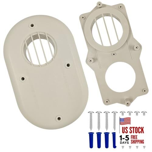 SP20286 3-Inch Vent Horizontal Vent Termination Kit, with Screws for Outside