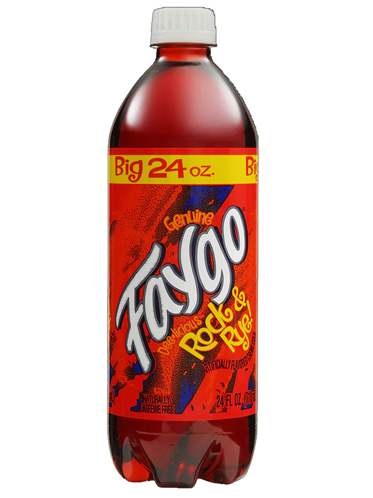 Faygo Rock & Rye 24 oz Case 6 12 & 24 Pack
