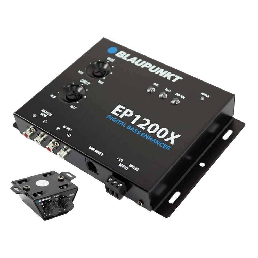 BLAUPUNKT DIGITAL BASS BOOST ENHANCER SUB PROCESSOR w/ FREQUENCY & GAIN CONTROL