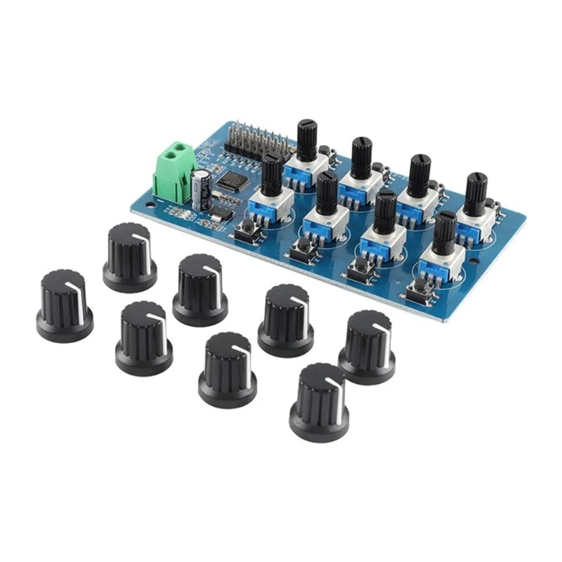 Professional 8Way Servo Controller Debugging Board for Serial Port Connection