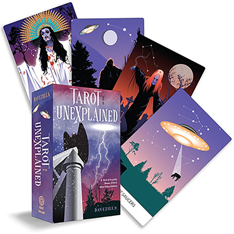 Tarot Unexplained Deck by Davezilla: UFO, Cryptid & Ghost Themes