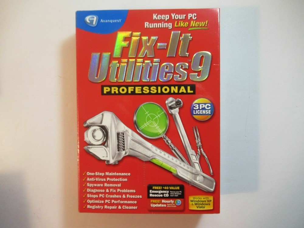 FIX IT Professional Utilities 9 (Old/New Stock)