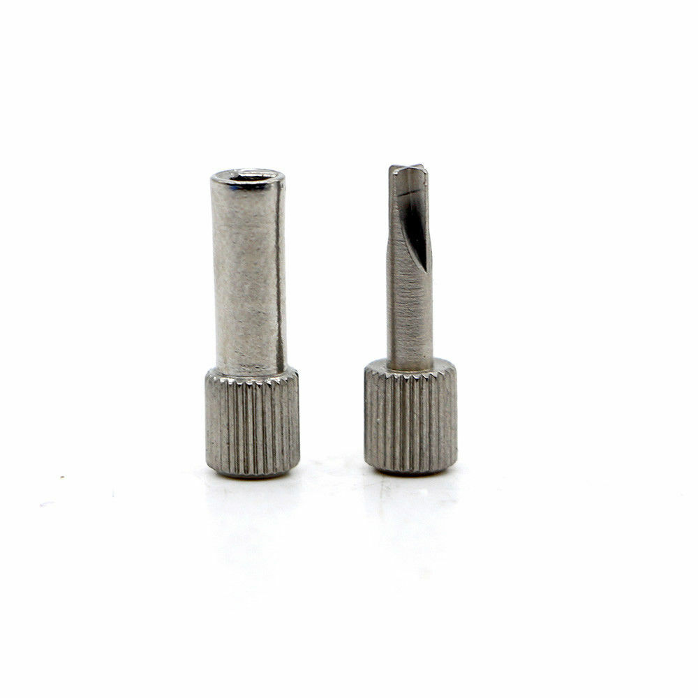 120 Pcs/Pack Dental Titanium Conical Screw Posts Cross Head Root Assorted Drills