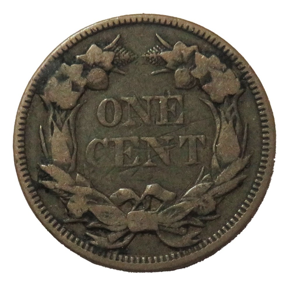 1857 USA FLYING EAGLE CENT VF