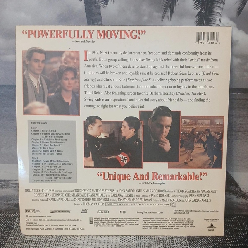 Swing Kids Laserdisc