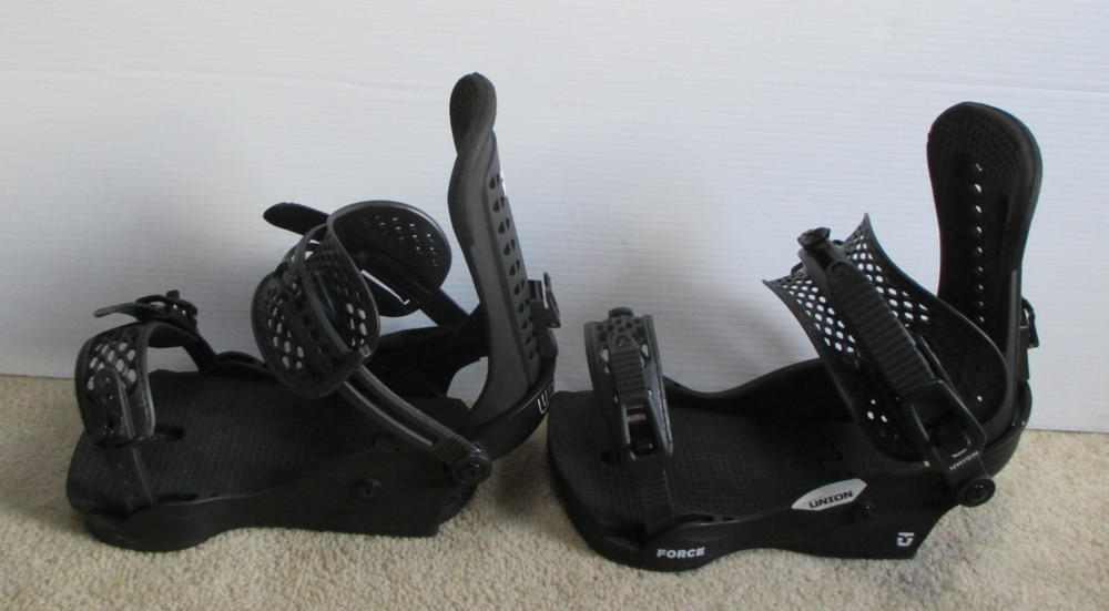 Union Force Black Snowboard Bindings Size X-Large