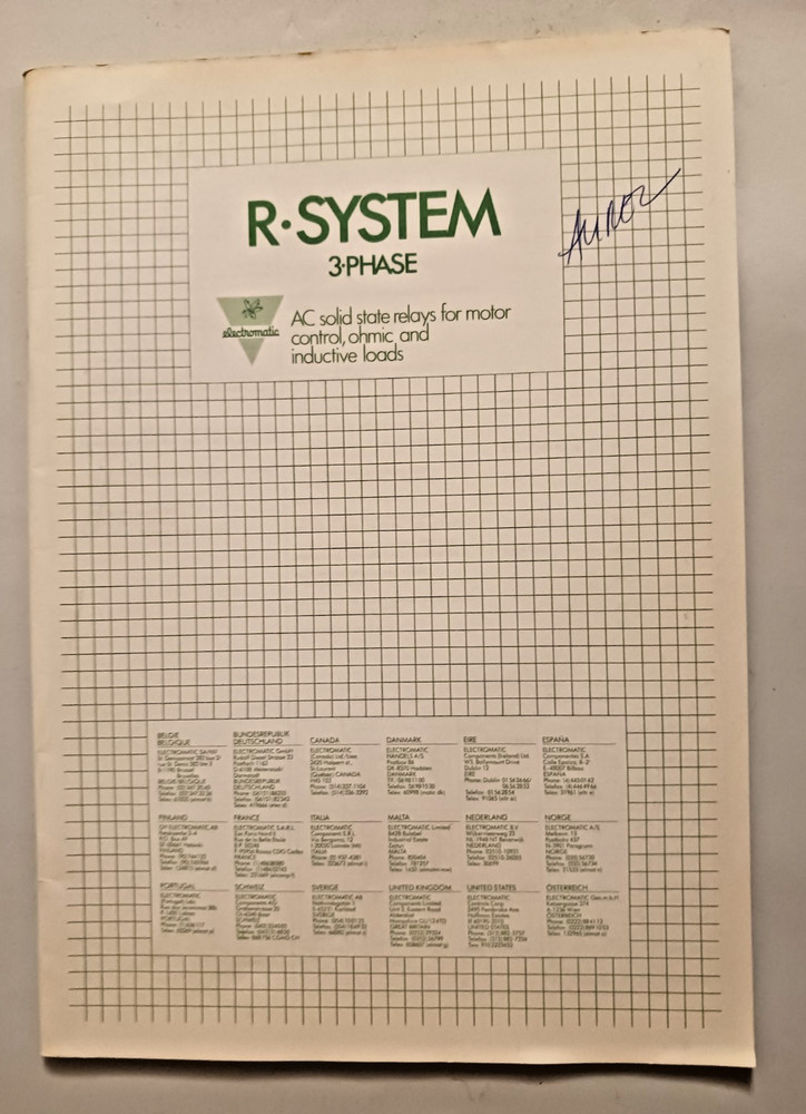 R-System 3 Phase AC Solid State Relays For Motor Control & Inductive Loads