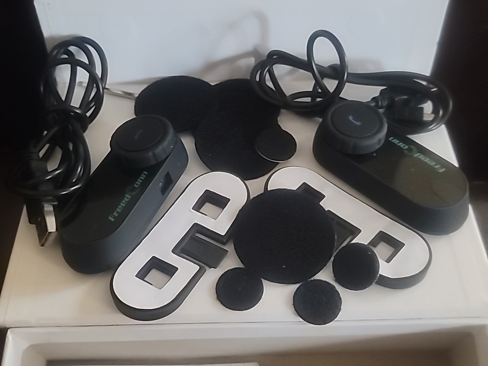 FreedConn TCOM-SC Motorcycle Helmet Bluetooth Intercom Headset Communication ...