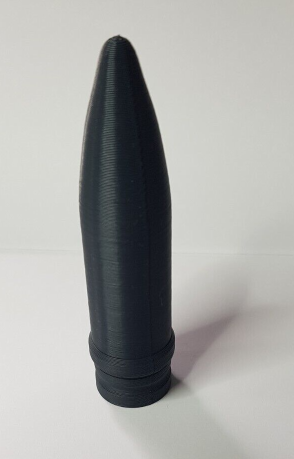 20mm Hispano plastic replica. unpainted and 3D printed