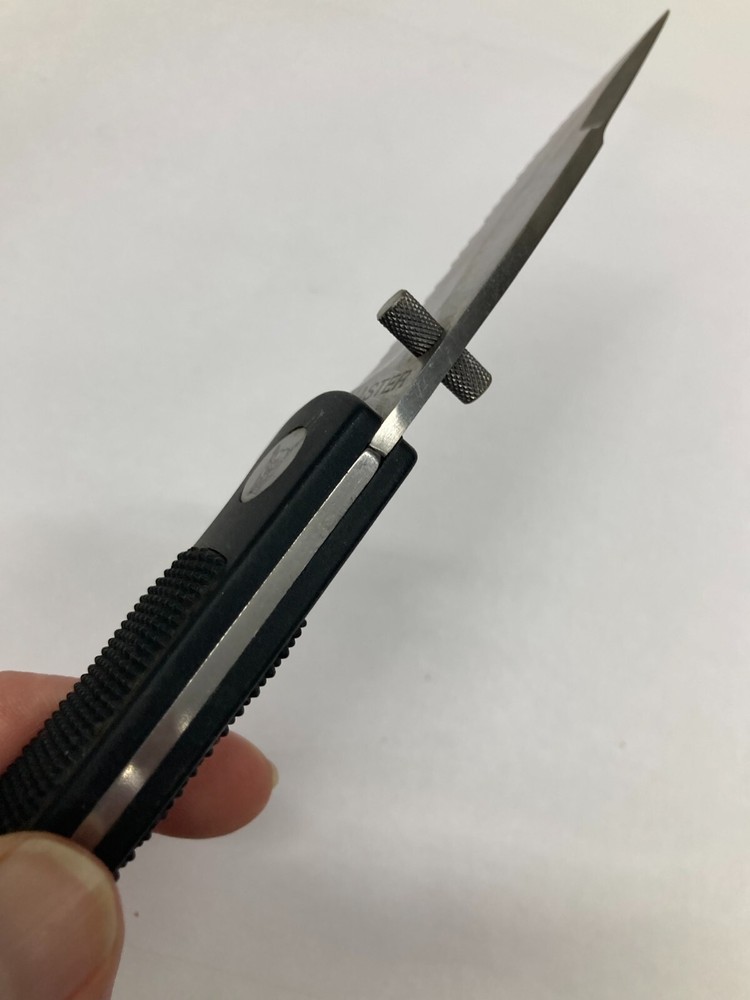 Master Black Tactical Lockback Serrated Edged Folding Knife D1-03A