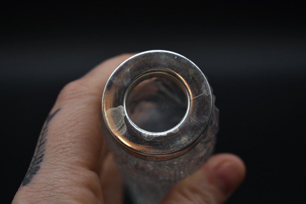 Gorham Sterling Silver Hawkes Devonshire ABP 6 1/4" Cylindrical Perfume Bottle