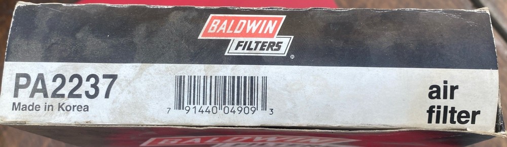BALDWIN FILTERS PA2237 Air Filter,Element/Panel OS