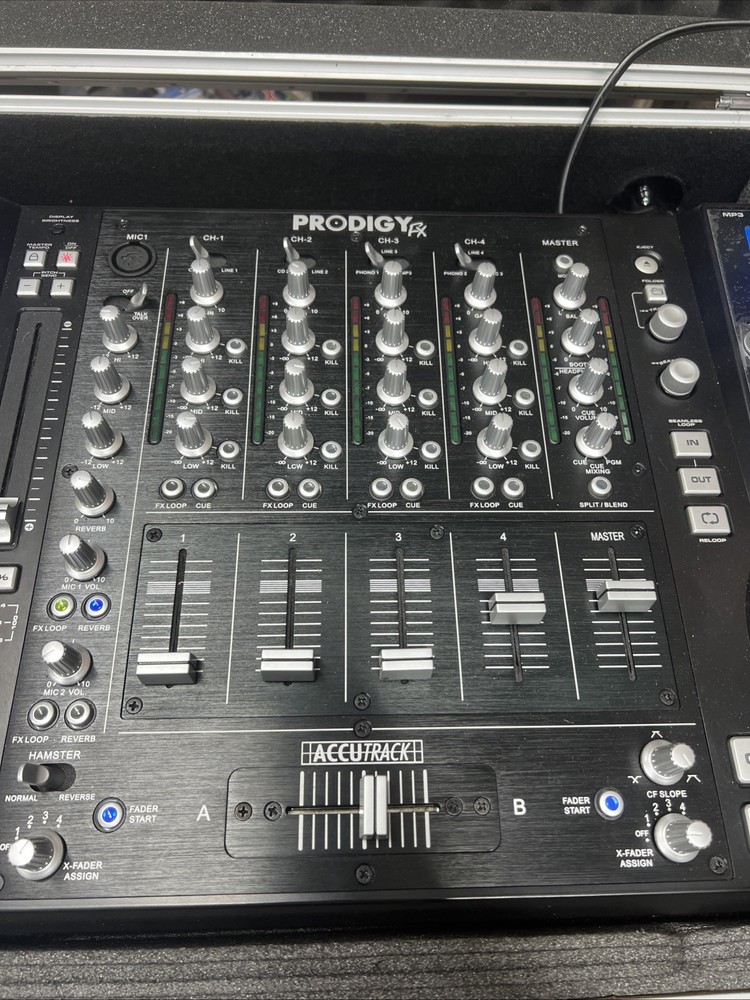 PRODIGY FX B-52 Professional Dual CD DJ Mixer Controller w/ Metal CASE