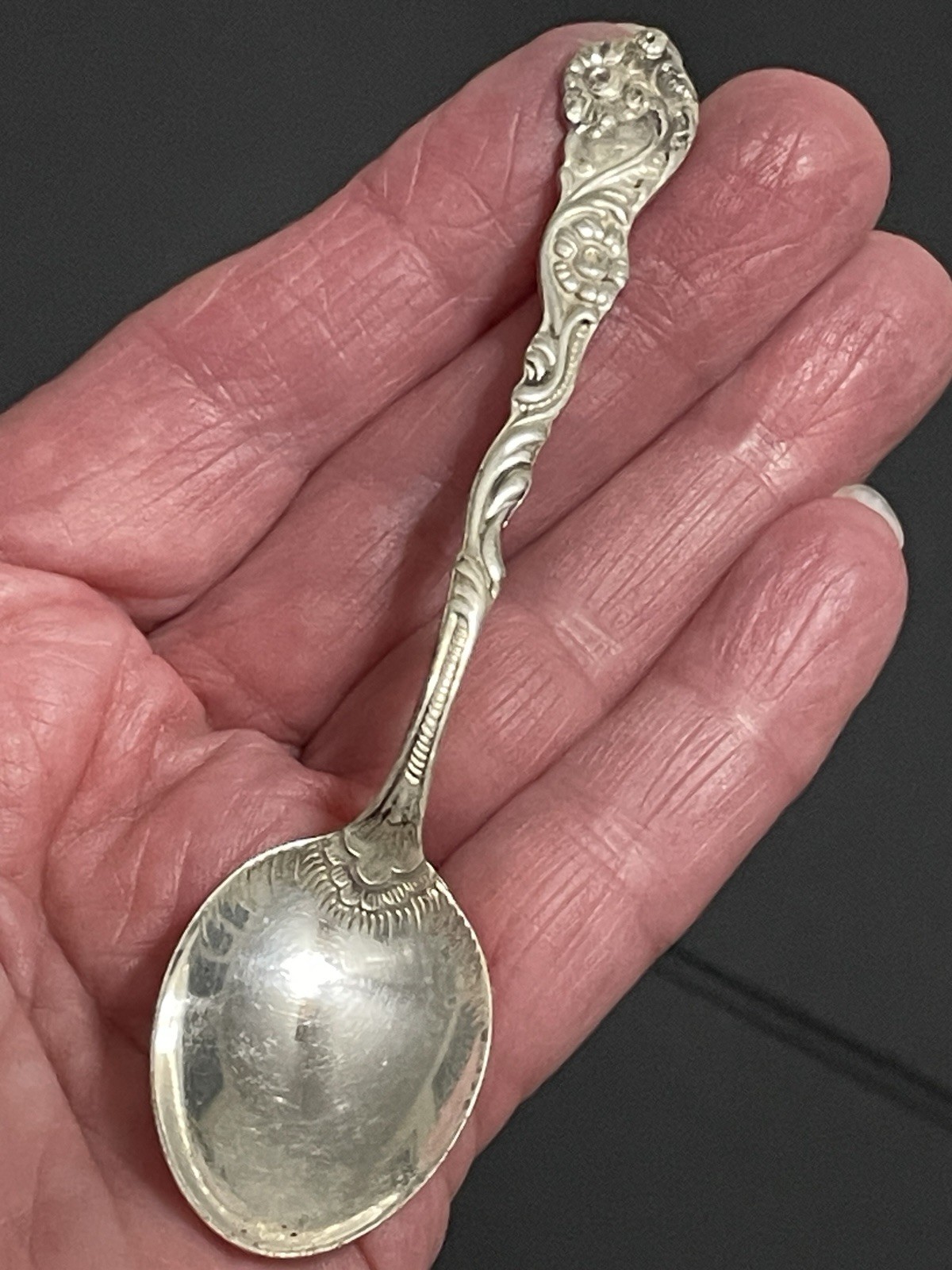 Vintage Nils Johan Silverplated 4" Demitasse / Baby Spoon Sweden ExtraPrnSalp