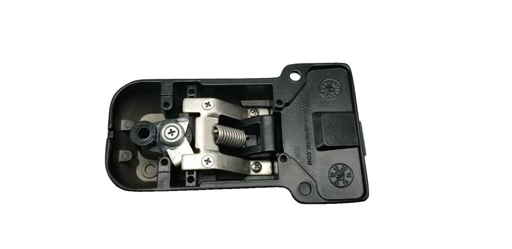 2- KEYED ALIKE Black Locking Cargo Trailer Cambar Door Latch Vise Lock Cam Bar