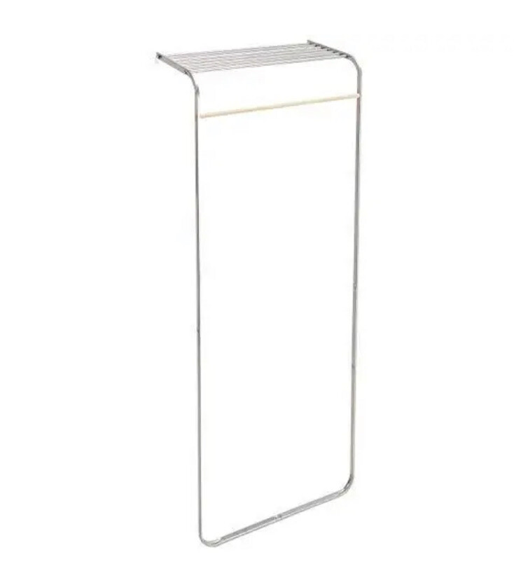 Amazon Basics Leaning Garment Rack, Silver