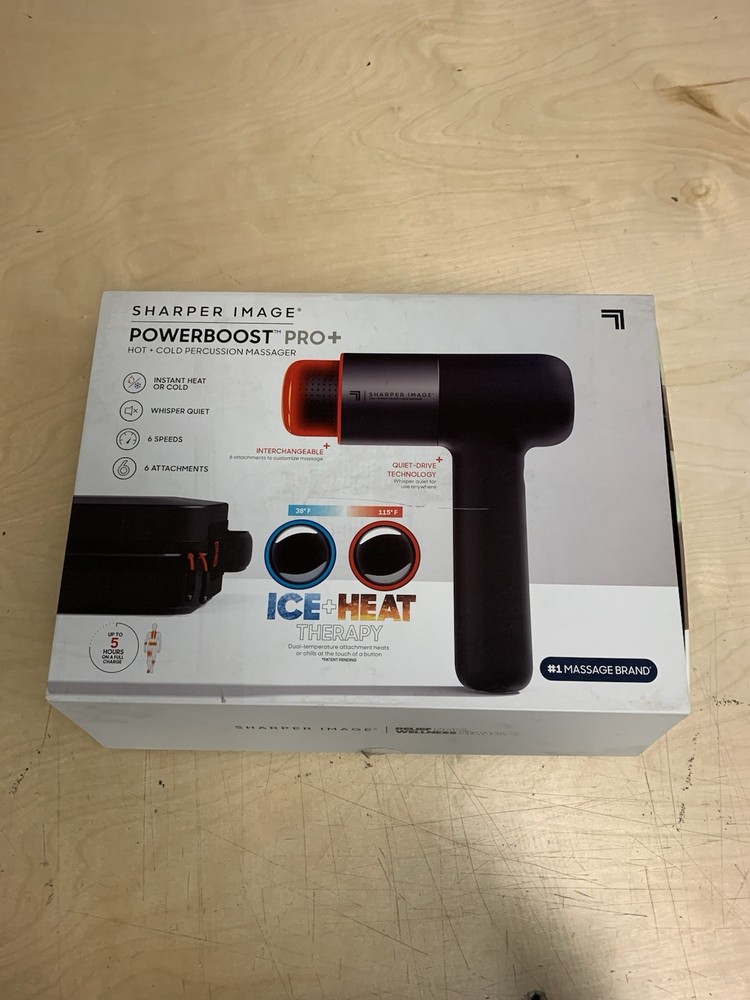 Sharper Image Powerboost Pro Body Massager with Hot and Cold