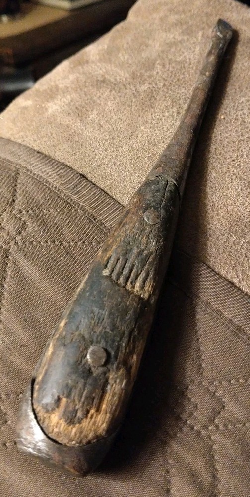 Antique Wood Handle Flat Head Screwdriver Unmarked Needs Restoration!