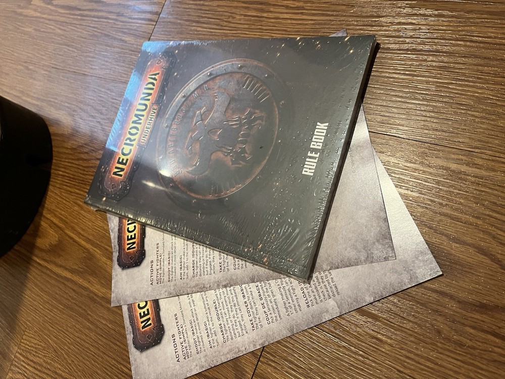 Necromunda Underhive Rulebook And Player References, Book In Shrink
