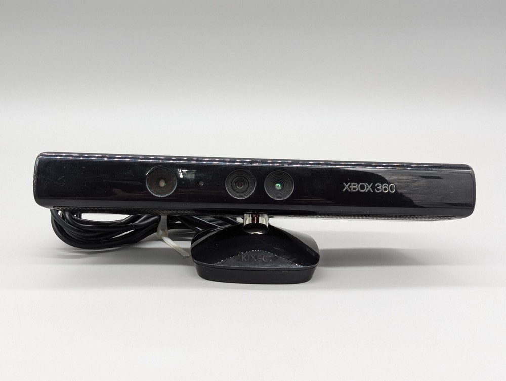 Official Microsoft Xbox 360 Black Kinect Sensor Bar Model 1414 Tested