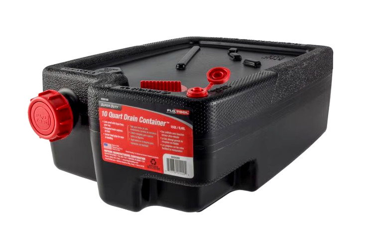 FloTool Super Duty Drain Container - 10 Quart