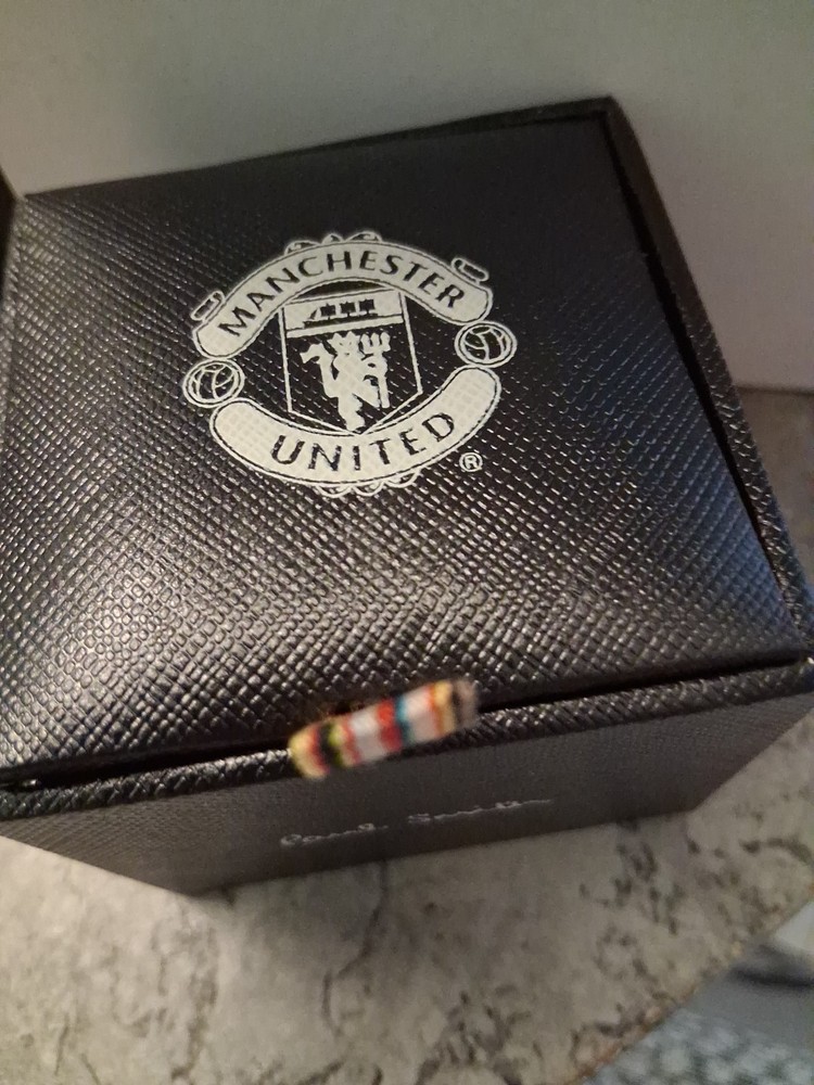 EMPTY  MANCHESTER UNITED CUFFLINK BOX