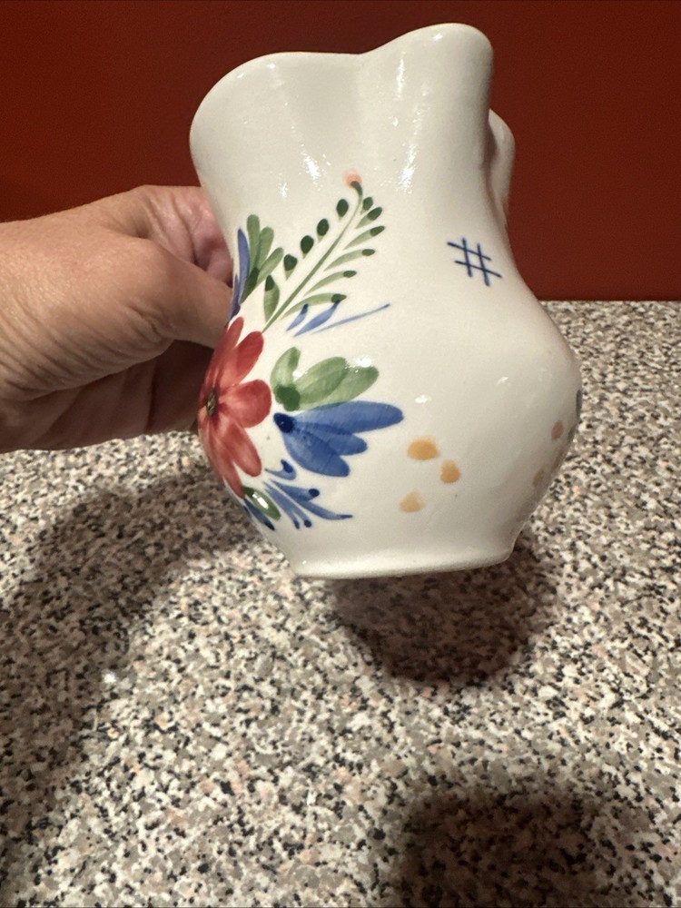 Vintage Looking Floral Decorative Pitcher SH2