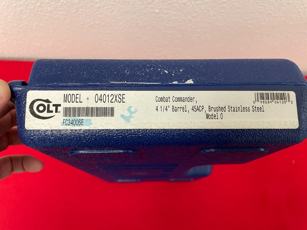 Colt Series 80 Combat Commander Hard Blue Case