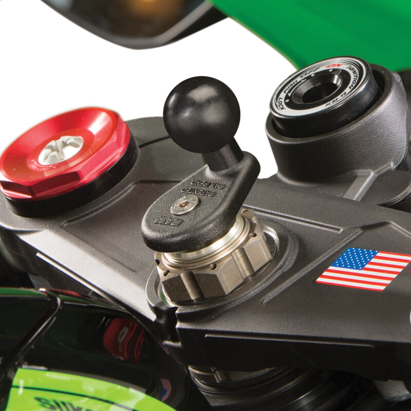 RAM Motorcycle Fork Stem Mount with 1" Ball