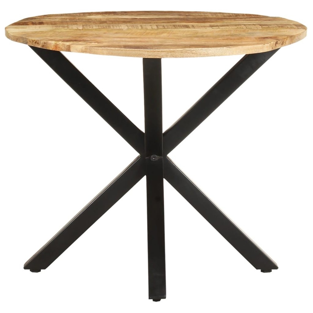 Side Table Round End Sofa Table Living Room Coffee Table Solid Wood vidaXL