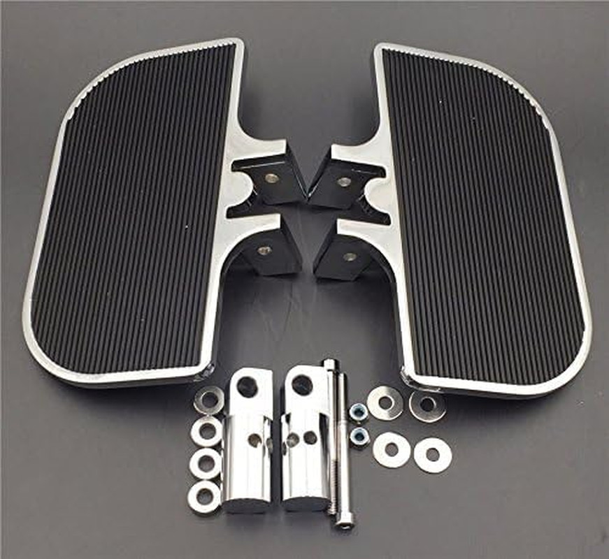 Chrome Mini Floorboards for Harley-Davidson Electra Glide & Softail Models