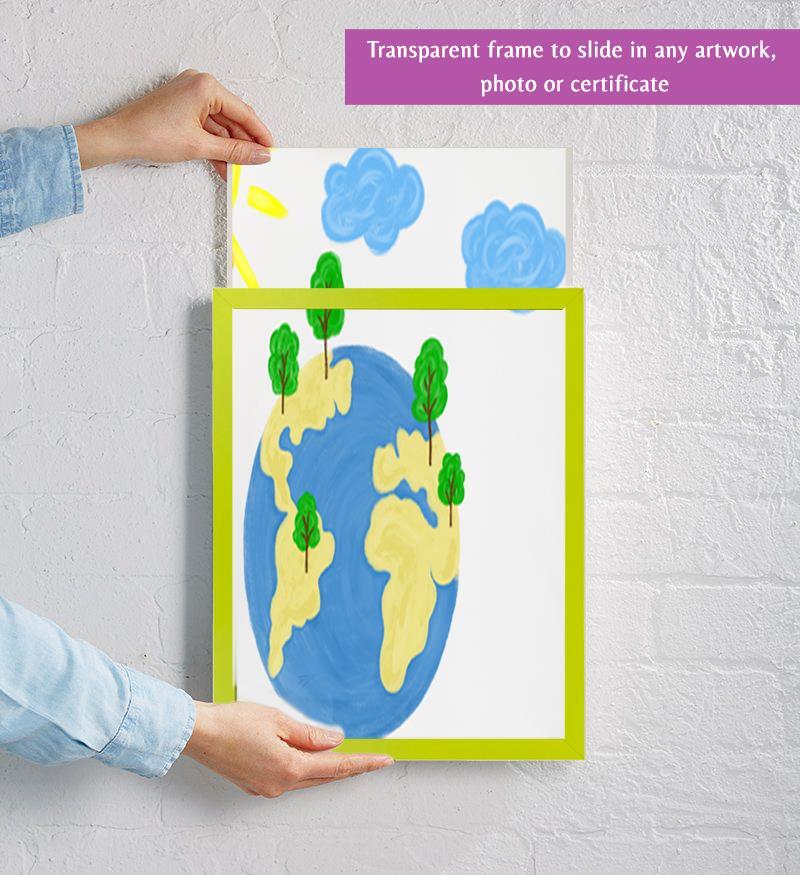 Light Green Kids Display Frame 12x16'' LABEL
