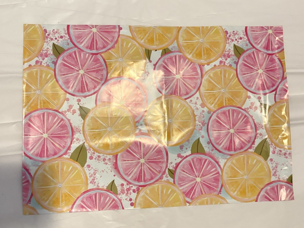 Assorted Decorative Poly Mailers Floral Butterfly Lemon Easter Egg Designs 10x13