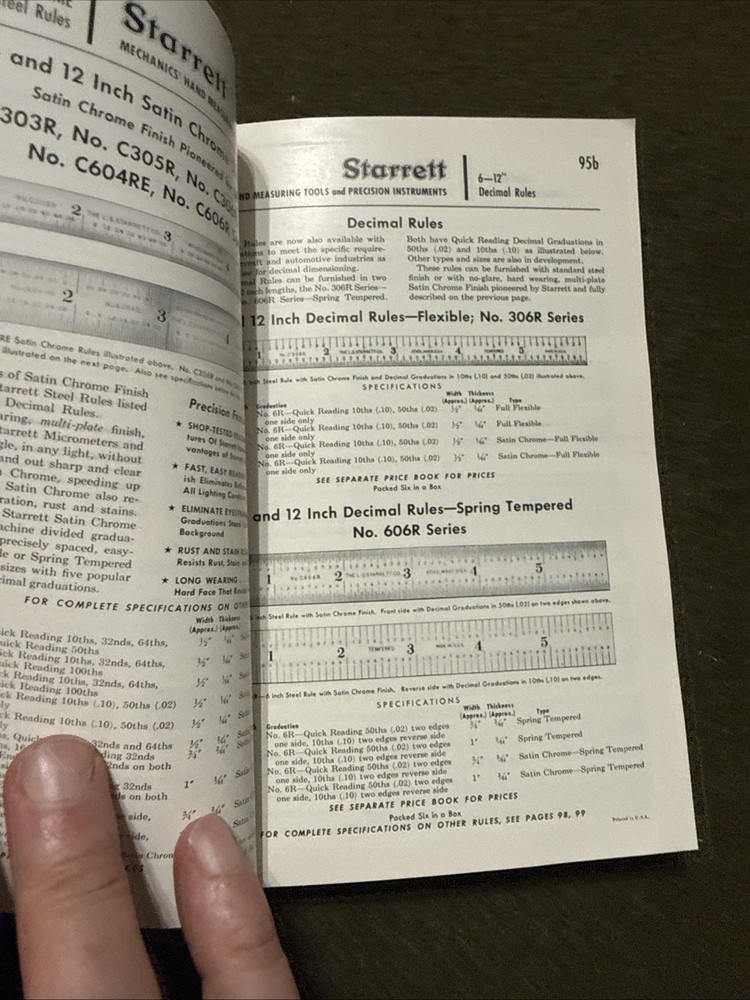 Starrett Catalog 75th Anniversary 🇺🇸