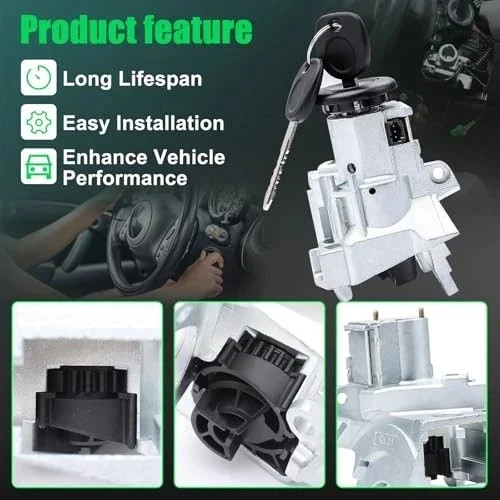 Ignition Lock Cylinder Switch & Ignition Lock Cylinder Housing for Chevy Avalanc