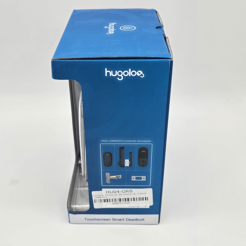 Hogolog Touchscreen Smart Deadbolt, Bluetooth. New!