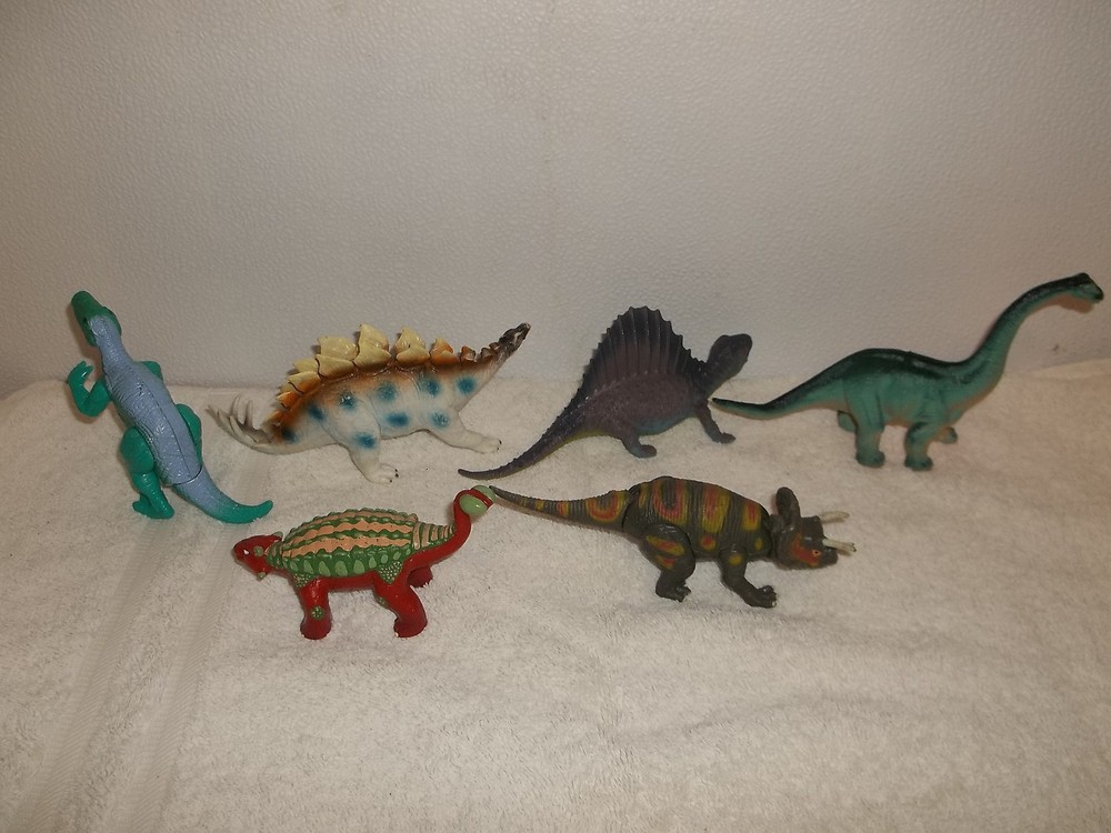 Dinosaurs Some Poseable Cake Topper Or Toy Figures