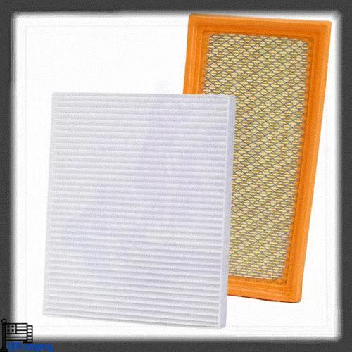 Premium Combo Set Engine Cabin Air Filter for EXPLORER FLEX MKS MKT TAURUS POLIC