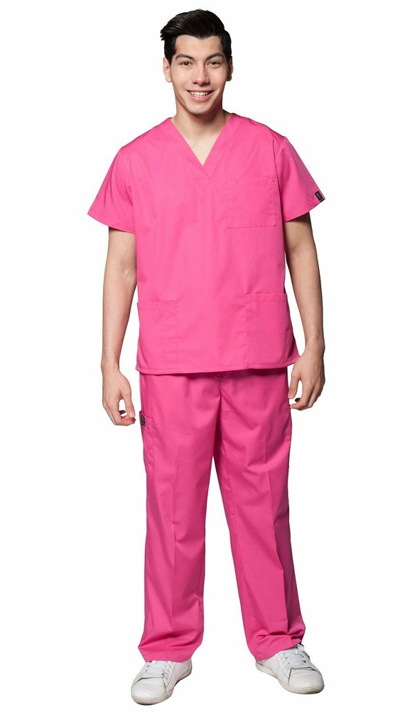 Men's Slim Cut 7 Pocket Basic Uniform Scrubs