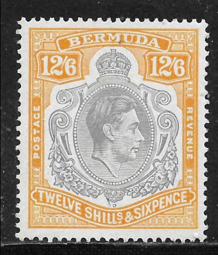 BERMUDA       SG 120C          PERF 14      MINT LIGHTLY HINGED