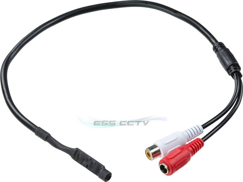 Amplified Indoor Microphone for Security Camera, 5~50m² Range, Easy to install