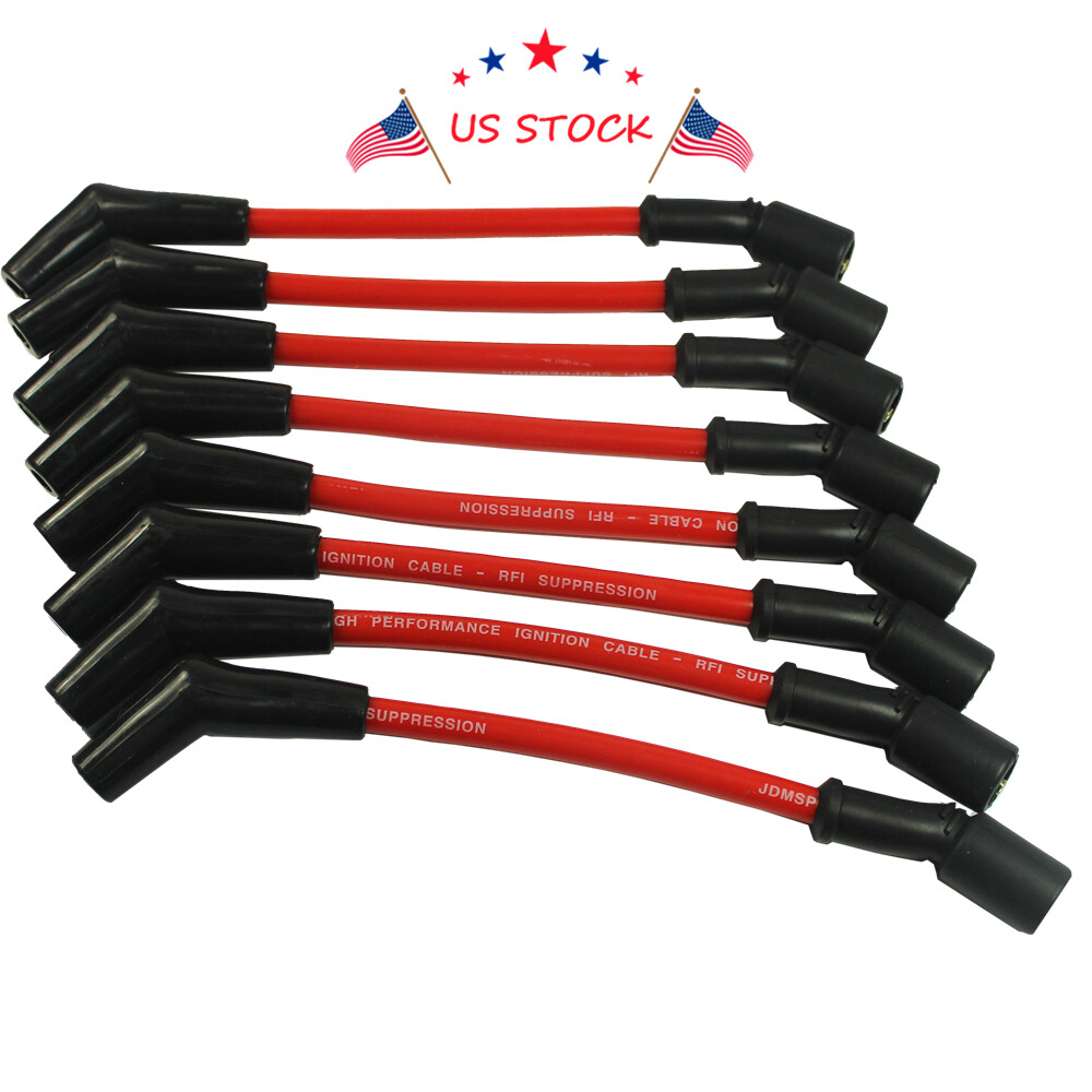 New LSx LS1 LS2 LS3 LS6 LS7 10.5 mm High Heat Spark Plug Ignition Wires Set