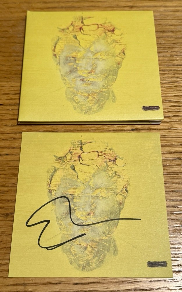 Signed Ed Sheeran Subtract CD Signed Insert AUTOGRAPHED NEW