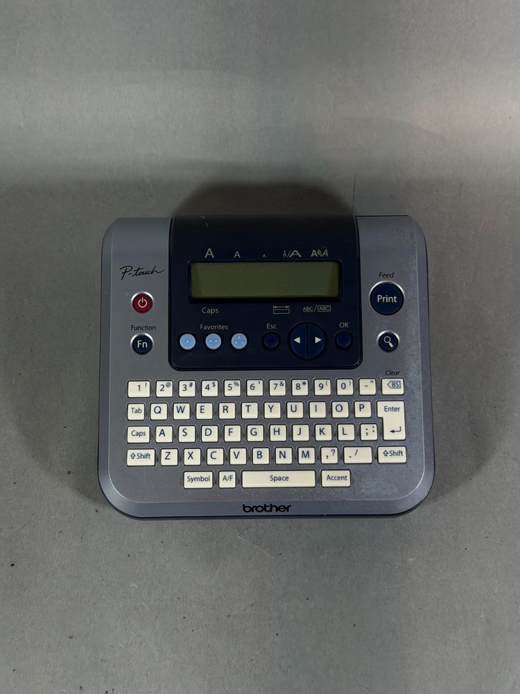Brother P-touch PT-1280 Electronic Label Maker - Tested & Working No Cable