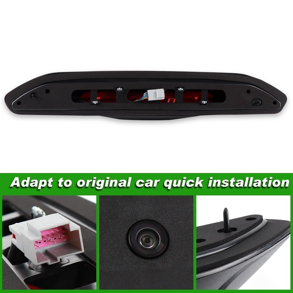 LED Third Brake Light with Backup Camera Compatible with 2018 2019 Ford Trans...