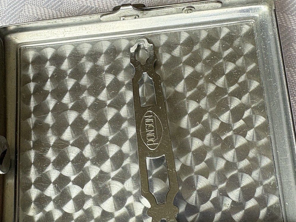 Vintage Ronson Mastercase Cigarette Case & Lighter