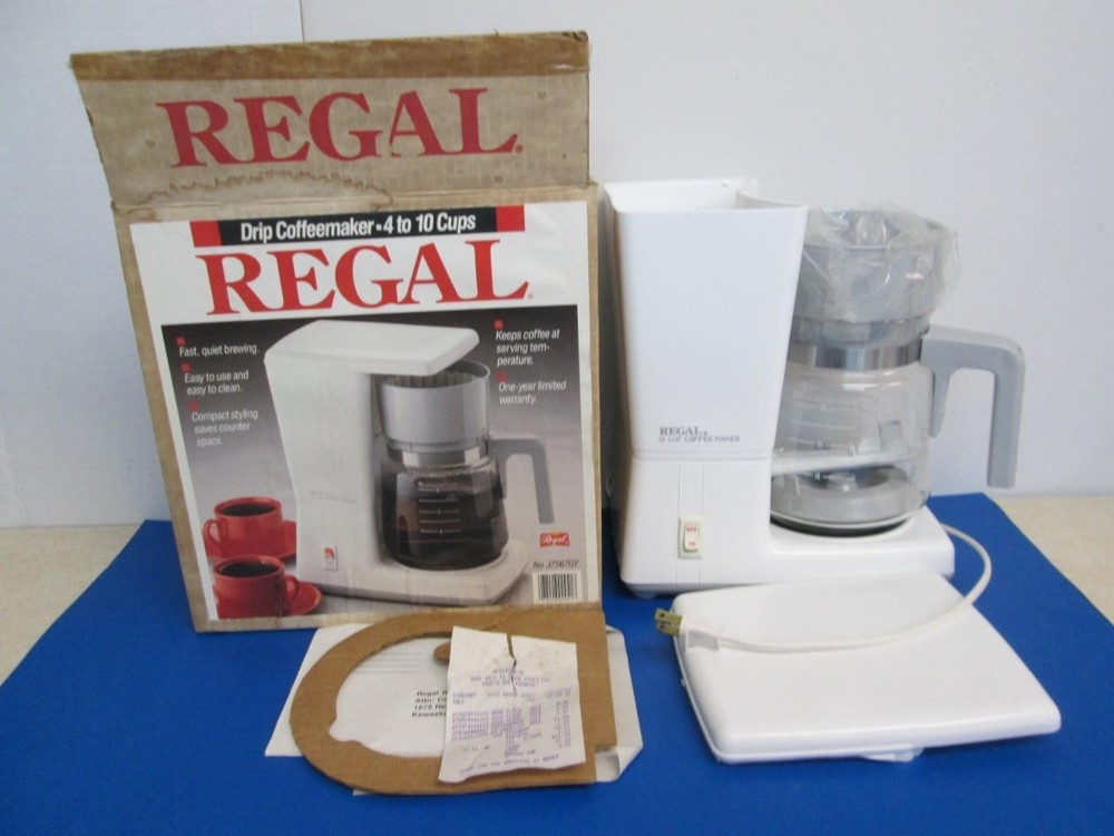 NOS Regal 10 Coffee Maker J7567GY