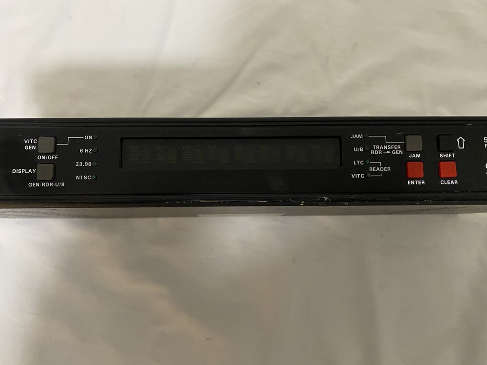 Evertz 5010-24Fps Time Code Master Generator/Reader Console