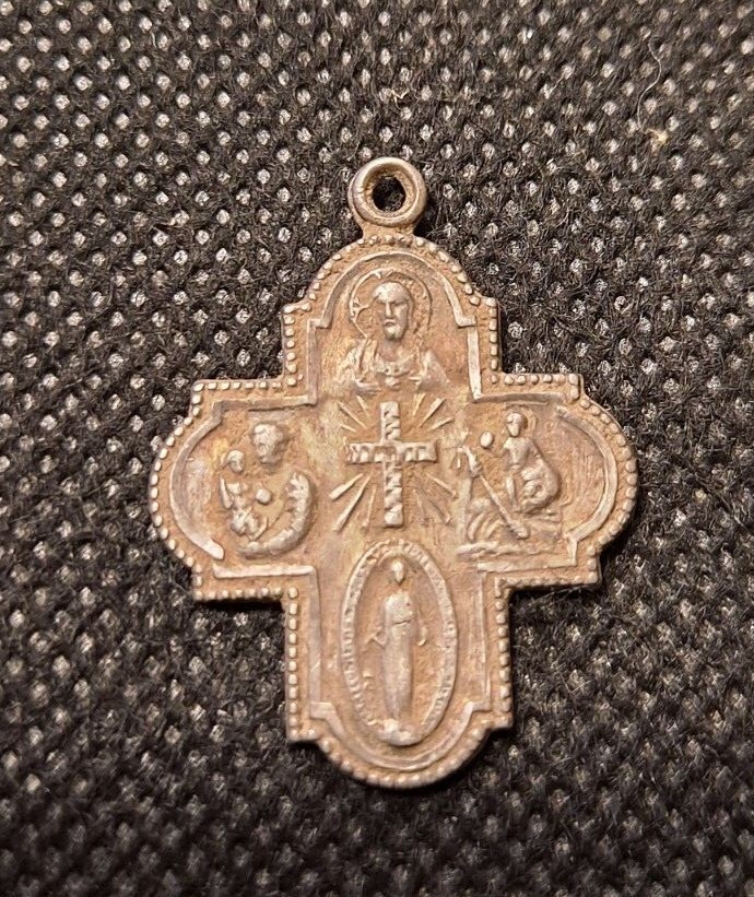 CROSS -  ST. CHRISTOPHER  -  ST. JOSEPH TOKEN!  e5751SDC2