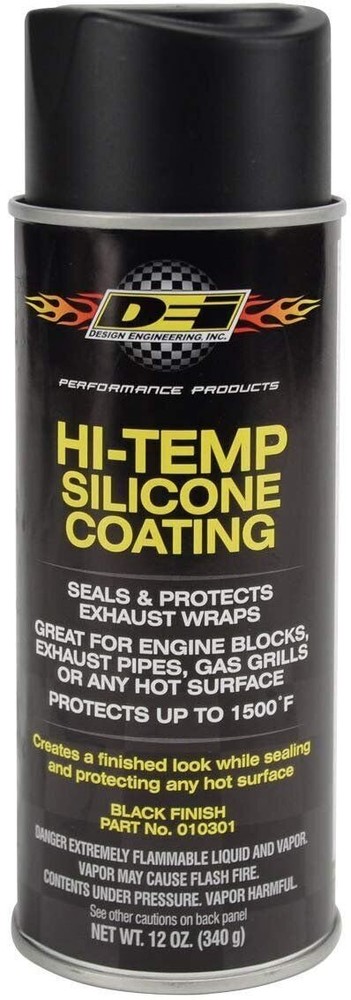 DEI Black High-Temperature Silicone Coating 010301